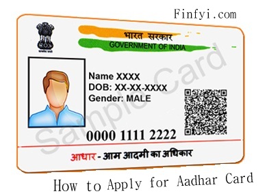 Apply for Aadhar Card