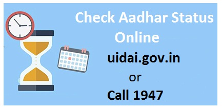 Check Aadhaar Card Status Online