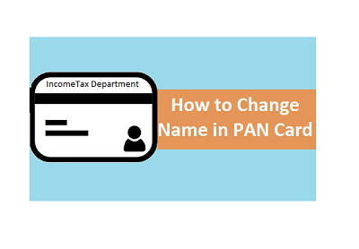 PAN Card Name Change Online