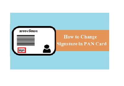 PAN Card Signature Change