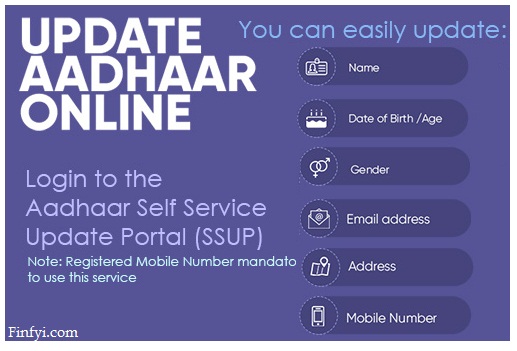 Update Aadhar Card Details