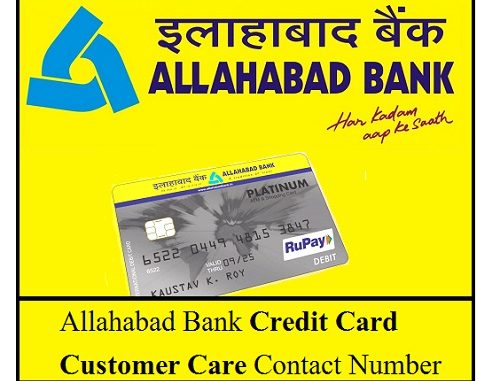 Allahabad Bank Credit Card Customer Care Contact Number